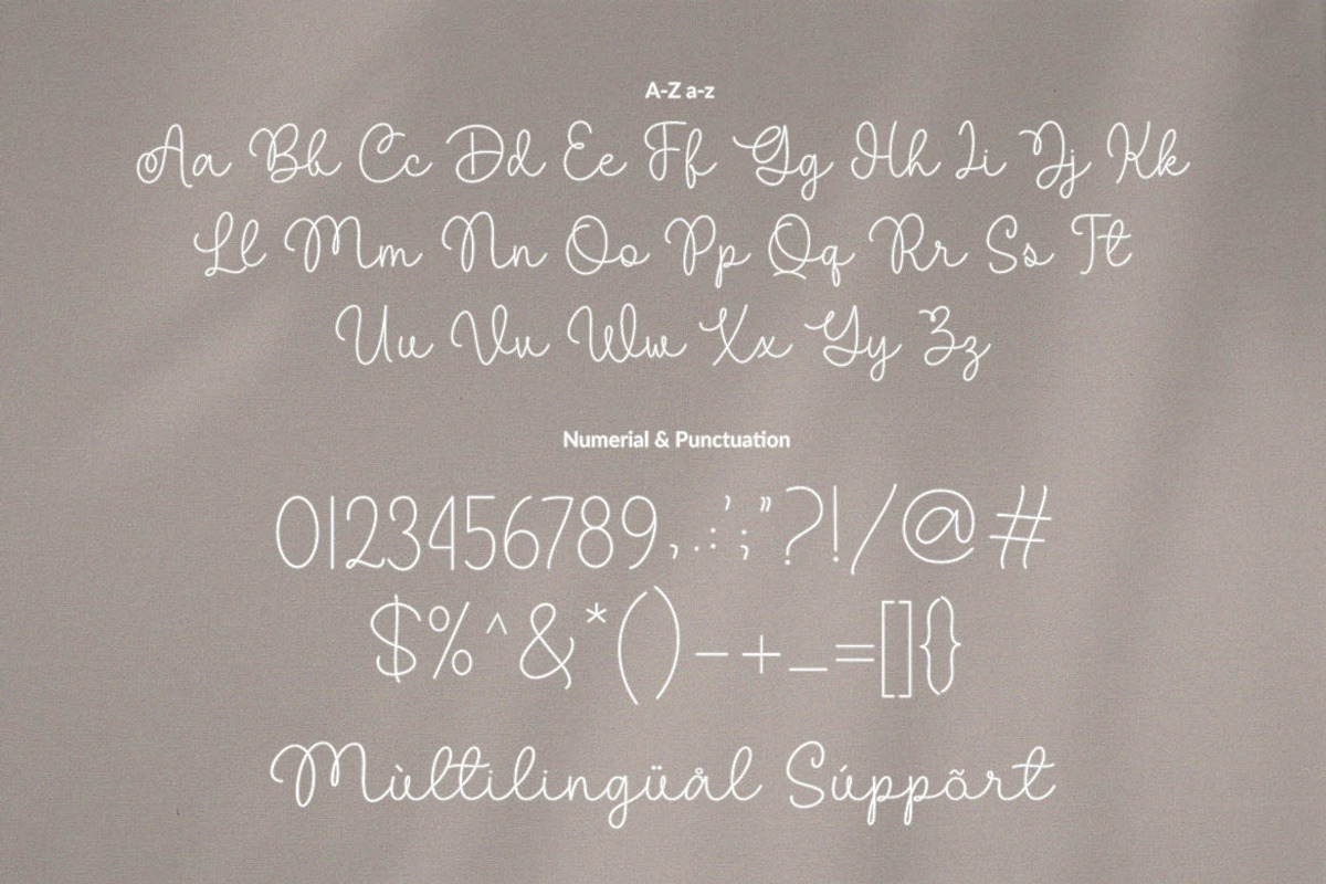 Malira - Monoline & Singleline Font, a Script Font by Subectype Studio (Photo 8 of 8)