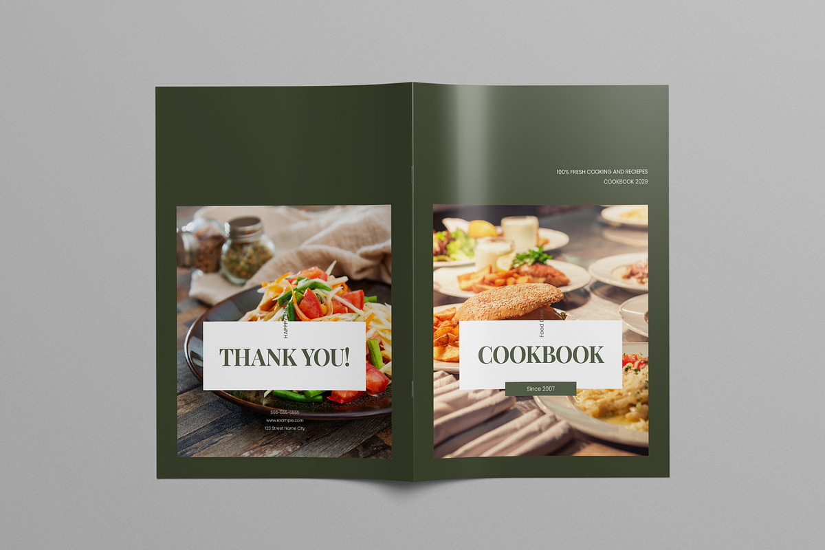 Cookbook Template, a Brochure Template by Pixelpick (Photo 9 of 9)