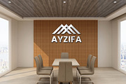 PSD Office Meeting Room Wall Mockup, a Product Mockup by Ayy (Thumbnail 8 of 15)