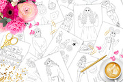 Coloring Book Halloween, a Person Illustration by GlamArtZhanna (Thumbnail 1 of 6)