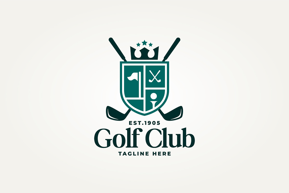 golf club badge icon logo, a Branding & Logo Template by Blazybone (Photo 2 of 2)