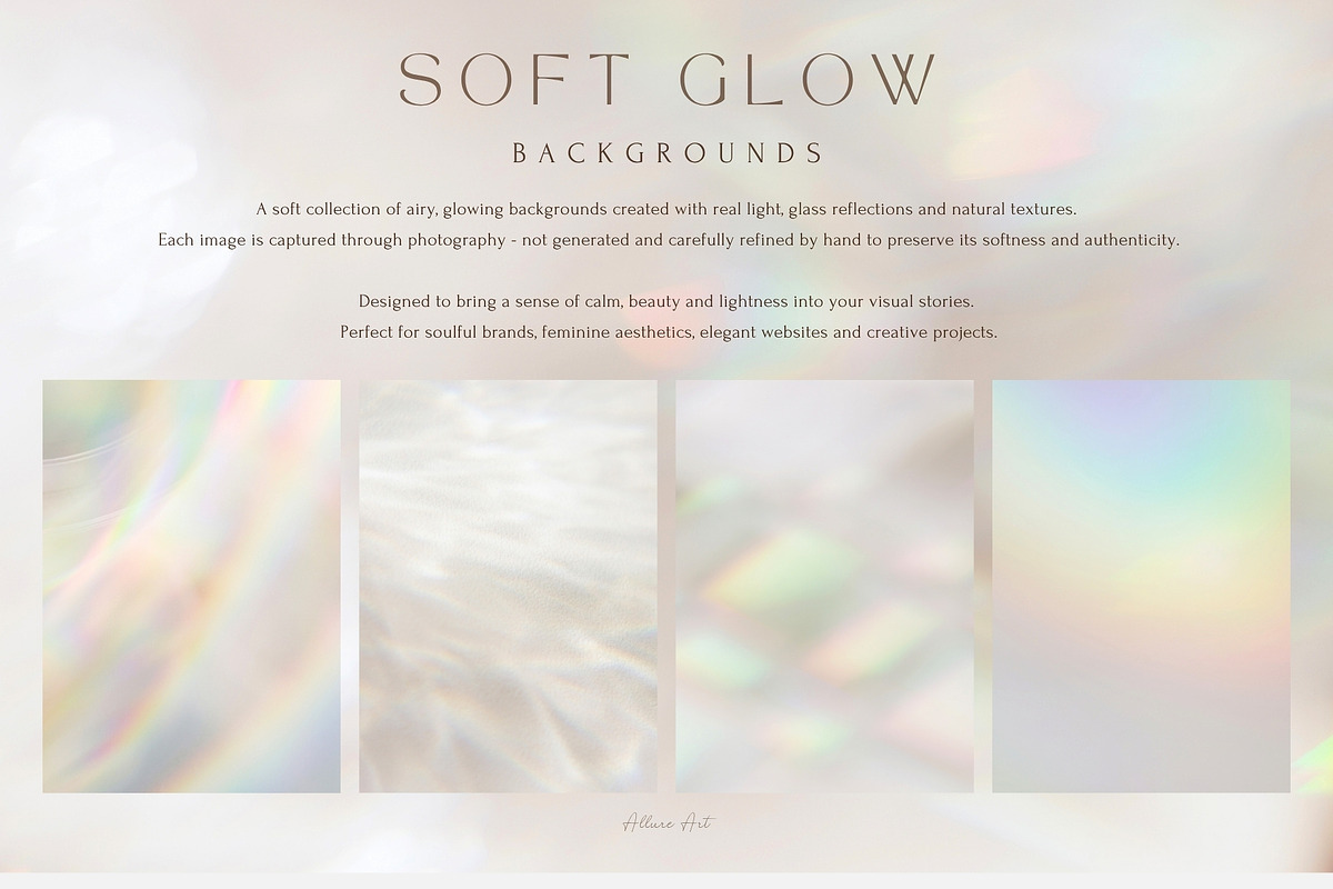 110 Soft Light Ethereal Backgrounds, an Abstract Photo by Allure Art (Photo 4 of 33)