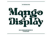 Mango Display, a Serif Font by MasaType (Thumbnail 10 of 10)