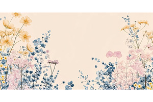 Elegant pale floral arrangement with, an Object Illustration by Lermont51