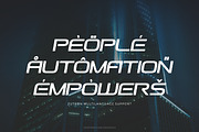 Zutron - Futuristic Display Font, a Font by Flawless And Co (Thumbnail 10 of 10)