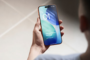 24 iPhone 17 Pro in Hand Mockups, an iPhone Mockup by Asylab (Thumbnail 67 of 107)