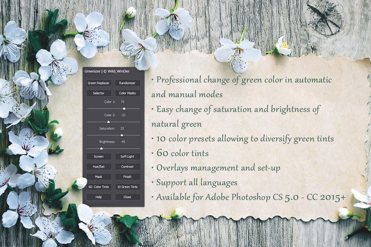 Greenizer & 100 Summer Overlays, a Plug-in Add-On by Pro Add-Ons (Photo 2 of 15)