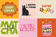 POMODORO GANG | CHUNKY FONT, a Handwritten Font by Maria Feliz Fonts (Thumbnail 4 of 8)
