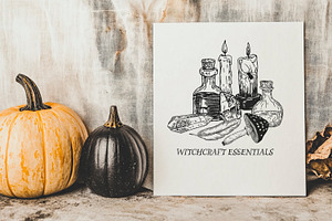 Whimsy Halloween. Vector Clipart