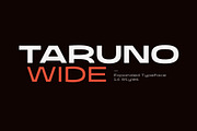 Taruno Wide Font Family, a Sans Serif Font by Locomotype (Thumbnail 1 of 13)