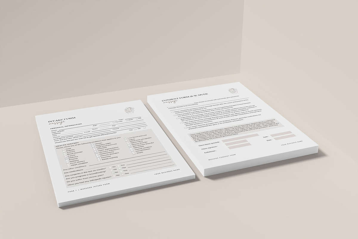 Esthetician Consent Forms, a Design Template by SwitzerShop (Photo 4 of 9)