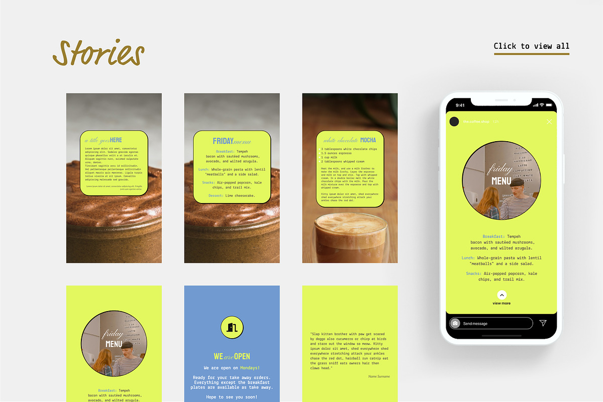 The Coffee Shop, a Social Media Template by pkahraman (Photo 6 of 10)