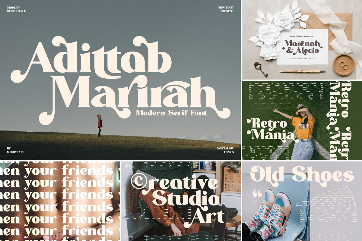 SALE! Mega Bundle 50+ Modern Font!, a Serif Font by Storytype Studio (Photo 22 of 53)