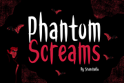 Phantom Screams - Horror Font, a Handwritten Font by Sronstudio (Thumbnail 1 of 10)