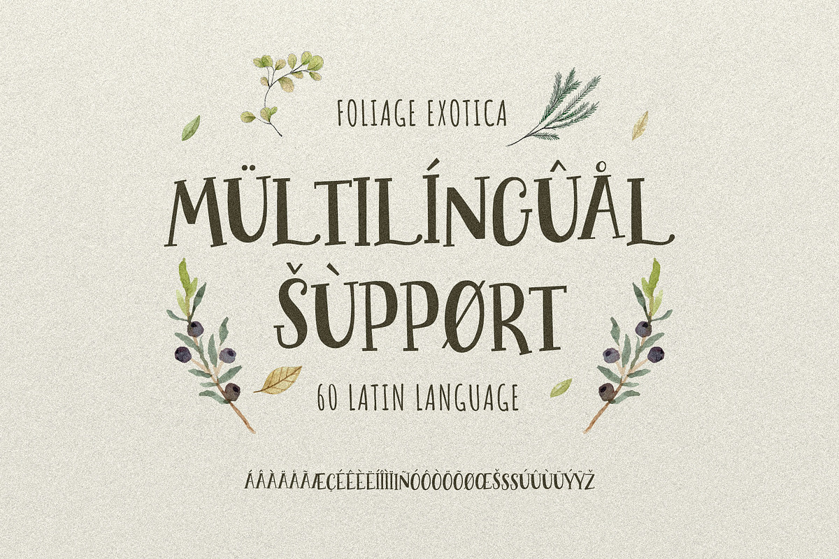 Foliage Exotica - Handwritten Serif, a Serif Font by Invasi Studio (Photo 10 of 10)