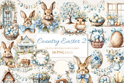Country Farmhouse Easter 28 PNG, a Seasonal Illustration by EleSArtDesign (Thumbnail 1 of 4)