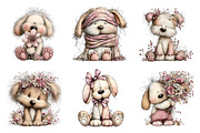 Whimsical Easter Dogs Clipart Bundle, an Illustration by GatewayDesign (Thumbnail 3 of 3)