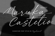 Maruka Castelio - Signature font, a Handwritten Font by Majelis Art (Thumbnail 1 of 7)