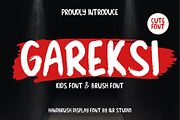 Gareksi, a Handwritten Font by QR Design Studio (Thumbnail 1 of 6)