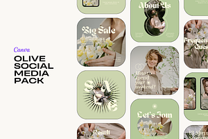Olive Social Media Pack