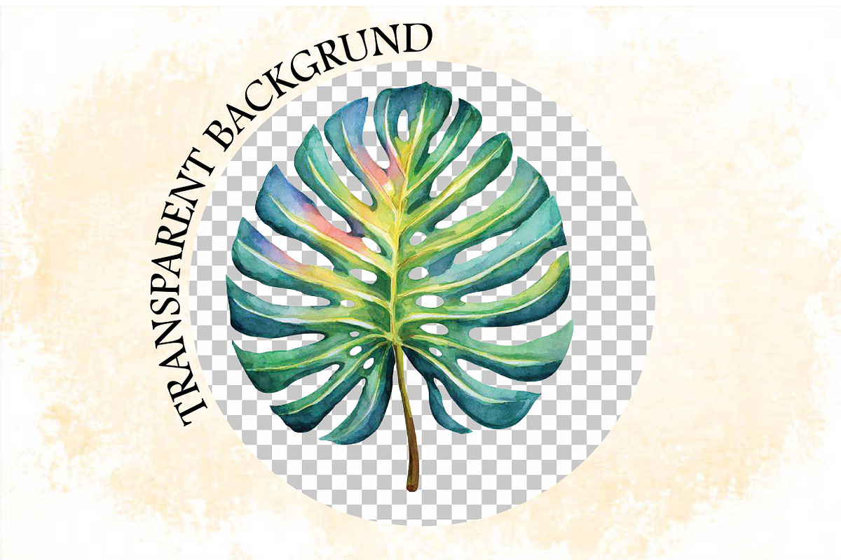 Watercolor Summer Beach Clipart, an Illustration by SVGArt (Photo 7 of 9)