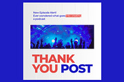Podcast Social Media Post Template, an UI Kit Template by ContestDesign (Thumbnail 6 of 6)