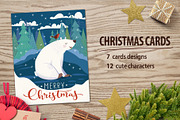 Christmas cards design, an Animal Illustration by Giraffarte (Thumbnail 1 of 6)