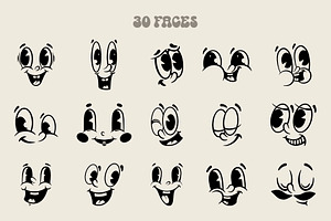 Cartoon Retro Characters. Vol 3