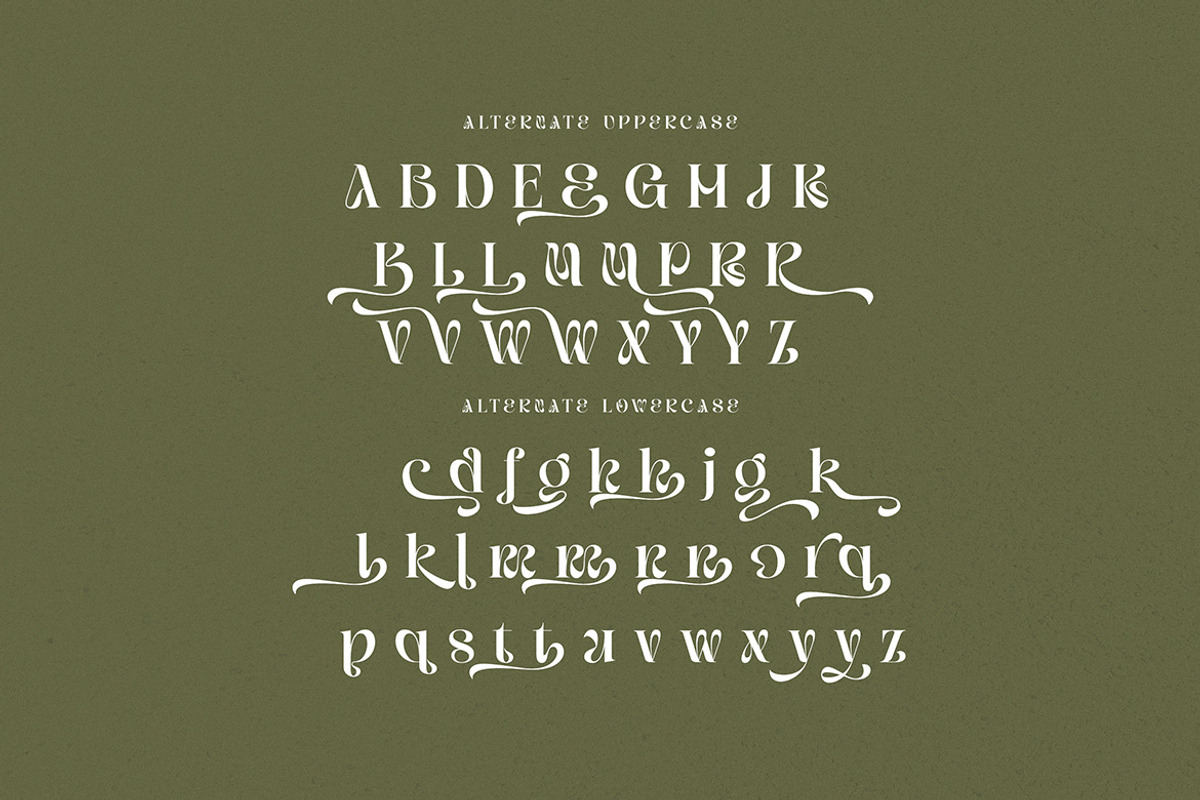 Kangki Stylish Serif, a Serif Font by Cruzine (Photo 6 of 8)