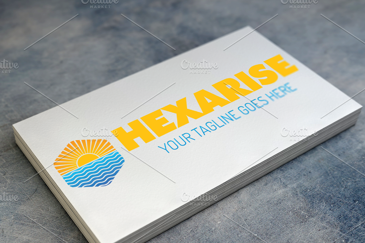 Hexarise Logo, a Branding & Logo Template by MLJ studios (Photo 5 of 5)