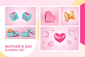 3D Happy Mother's Day Bundle