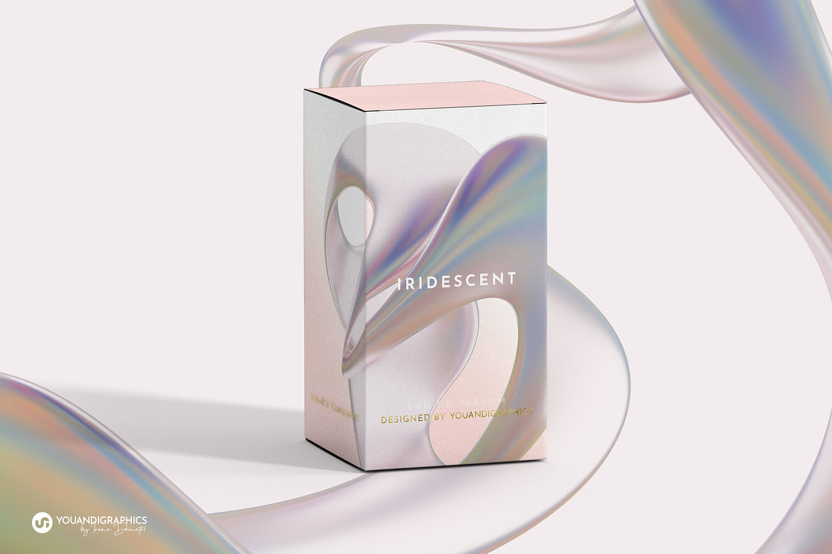 Iridescent 3D Liquid Shapes, a Graphic by Youandigraphics (Photo 7 of 13)