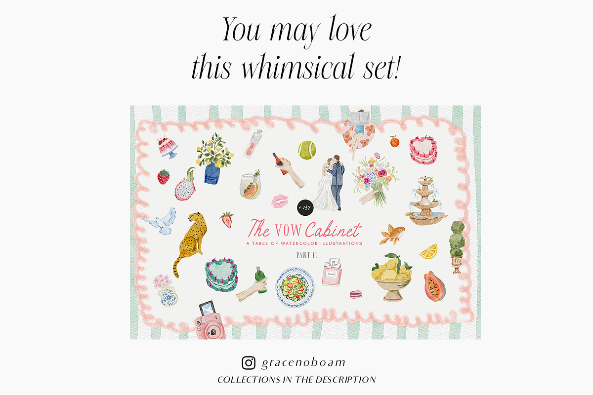 Handmade summer spring quirky icons, an Object Graphic by Grace Noboa Illustrations (Photo 12 of 15)
