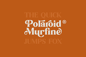 Sunshine Orange - Retro Serif Font