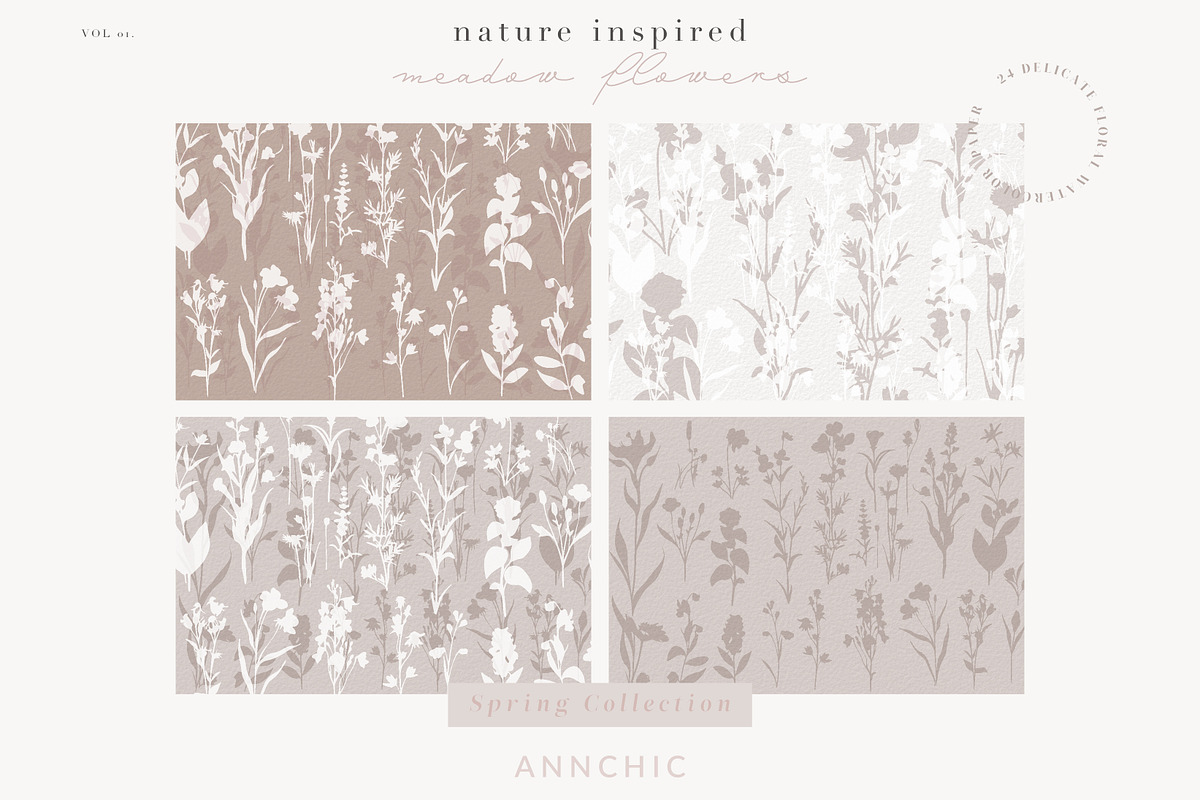 Meadow flowers - Digital art paper, a Texture Graphic by Anna Sokol (Photo 4 of 22)