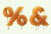 Honeycombs Font, a Sans Serif Font by Handmadefont (Thumbnail 5 of 15)