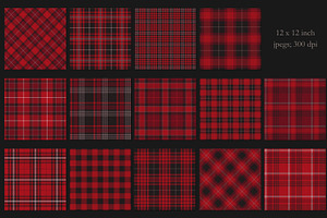 Realistic Lumberjack Plaid Patterns