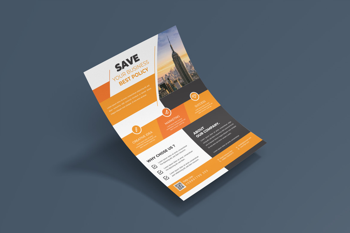 Creative Design Agency Flyer, a Flyer Template by BrandlyTemplate