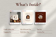 Instagram Template Candle for Canva, a Social Media Template by Branding Victory STD (Thumbnail 2 of 10)