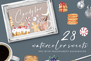 Watercolor Christmas sweets, a Food Illustration by LeriaArt watercolor (Thumbnail 3 of 3)