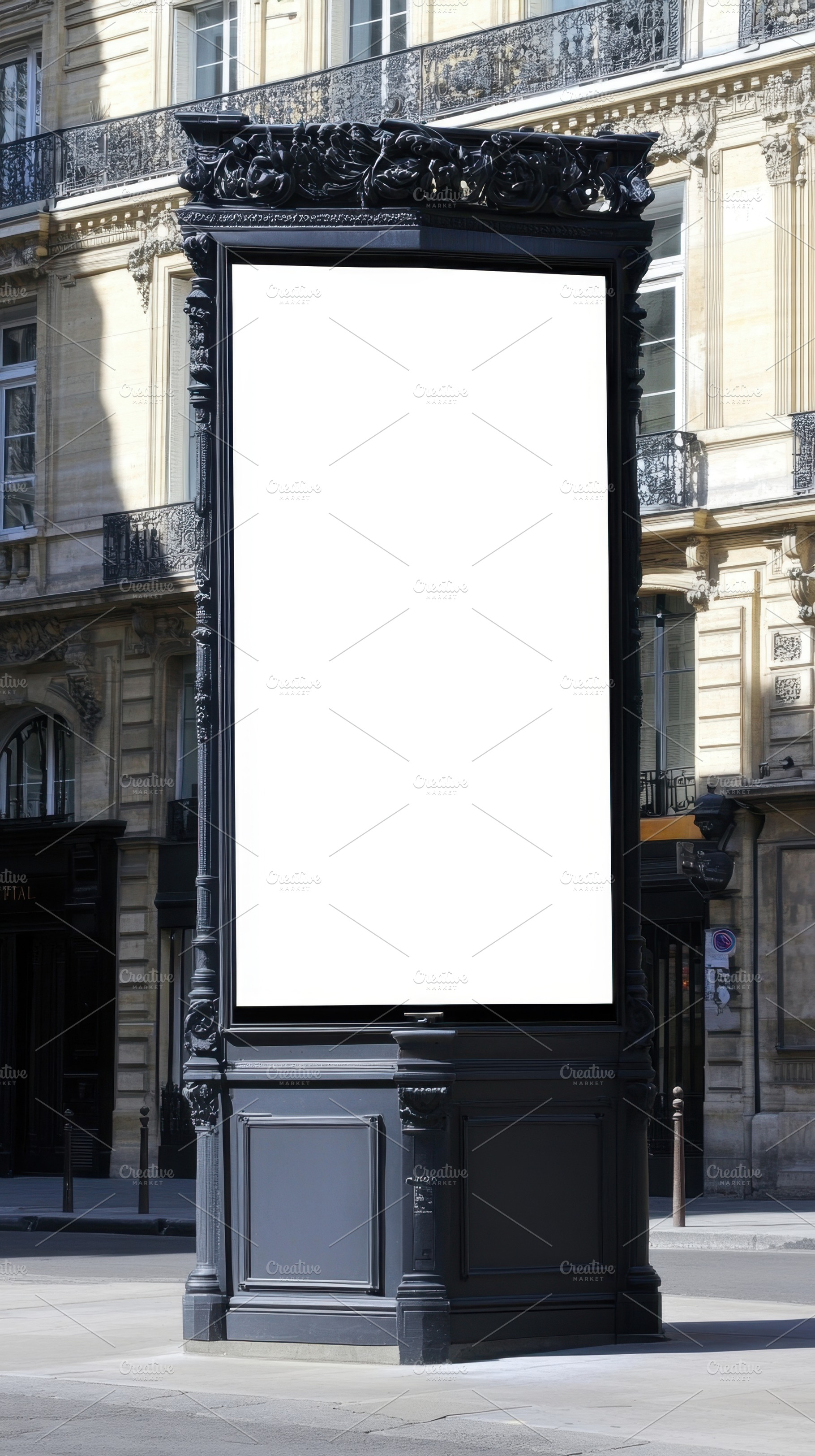 Empty ad board in square, a Photo by Beautiful things