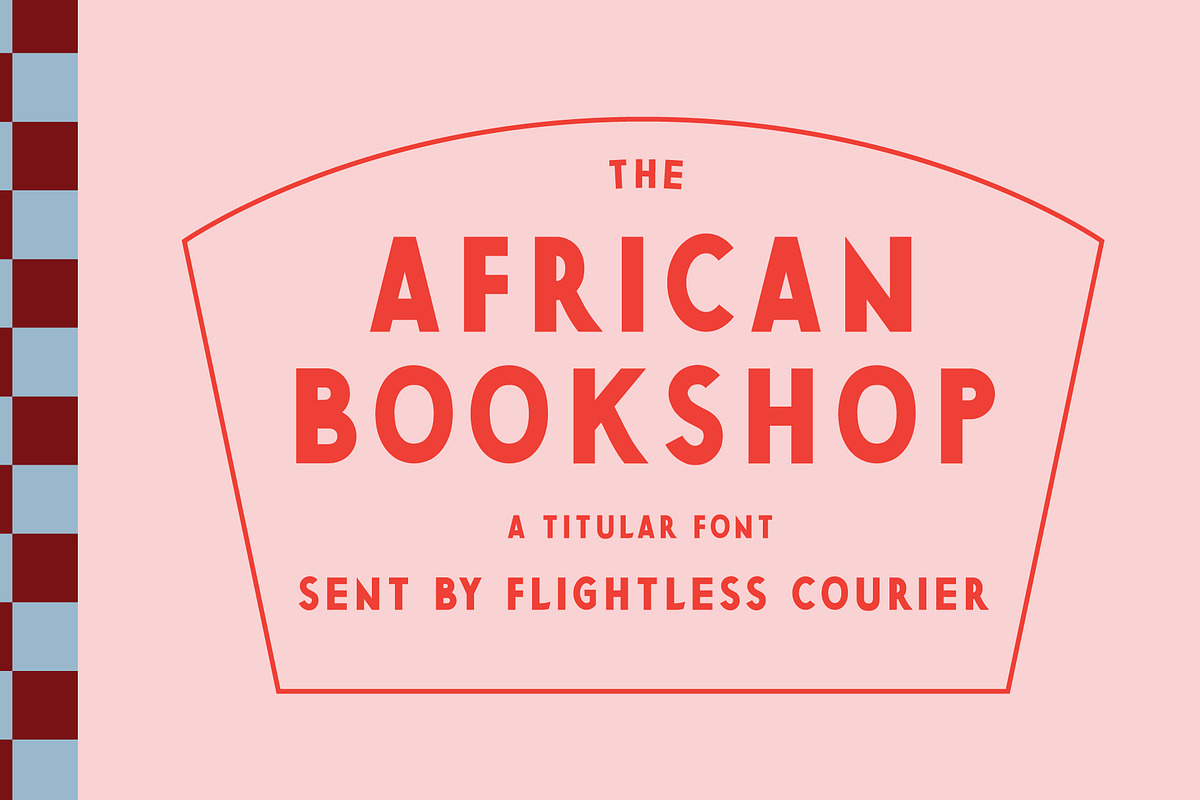 Titular Font - The African BookShop, a Sans Serif Font by Emma Make (Photo 1 of 12)