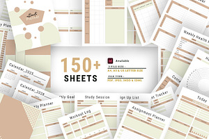 INDESIGN PLANNER BUNDLE PACK VOL.26, a Stationery Template by MNT-Creator