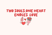 Lovely Heart - Playful Bubble Font, a Handwritten Font by SaktiAvellin (Thumbnail 2 of 6)