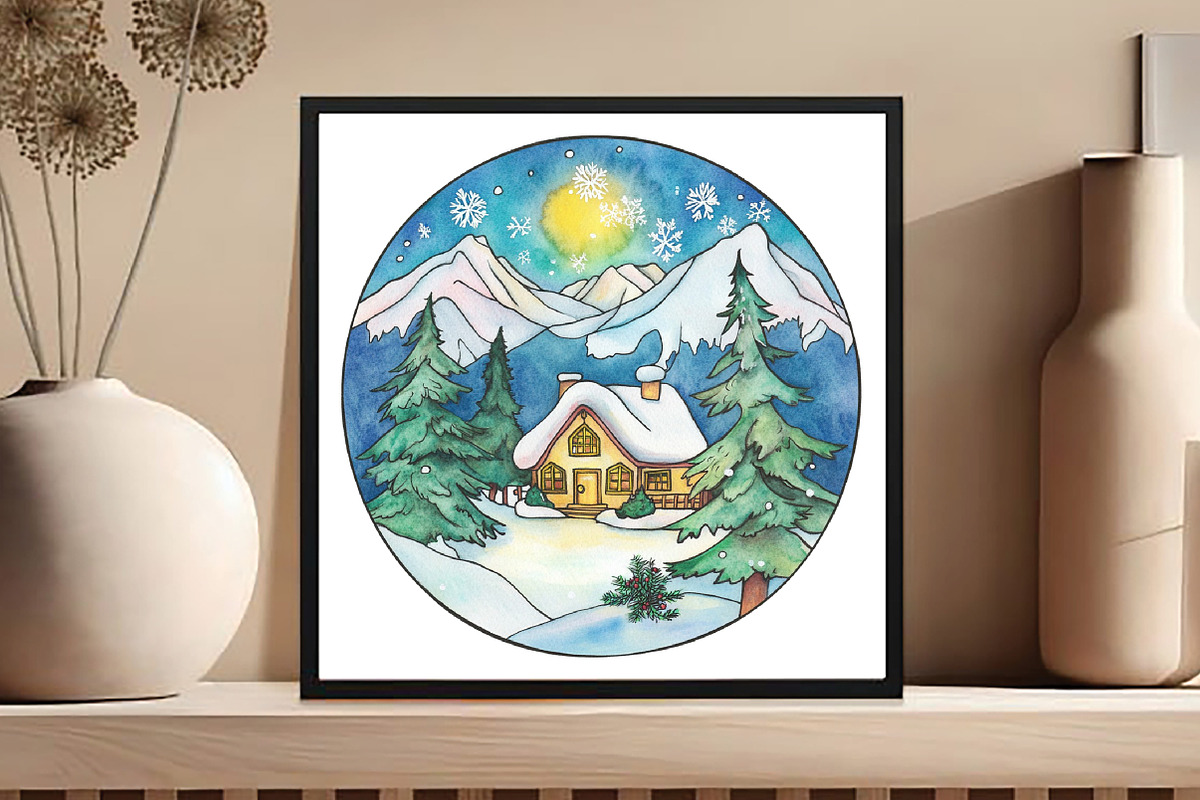 Stained Glass Sublimation Clipart, an Illustration by DreamCafeArt (Photo 7 of 9)