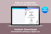 Wedding Invitation Canva Template, a Card Template by M9 Design (Thumbnail 4 of 5)