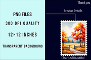 Fall Season Stamps PNG, an Illustration by SinaCreation (Thumbnail 4 of 5)