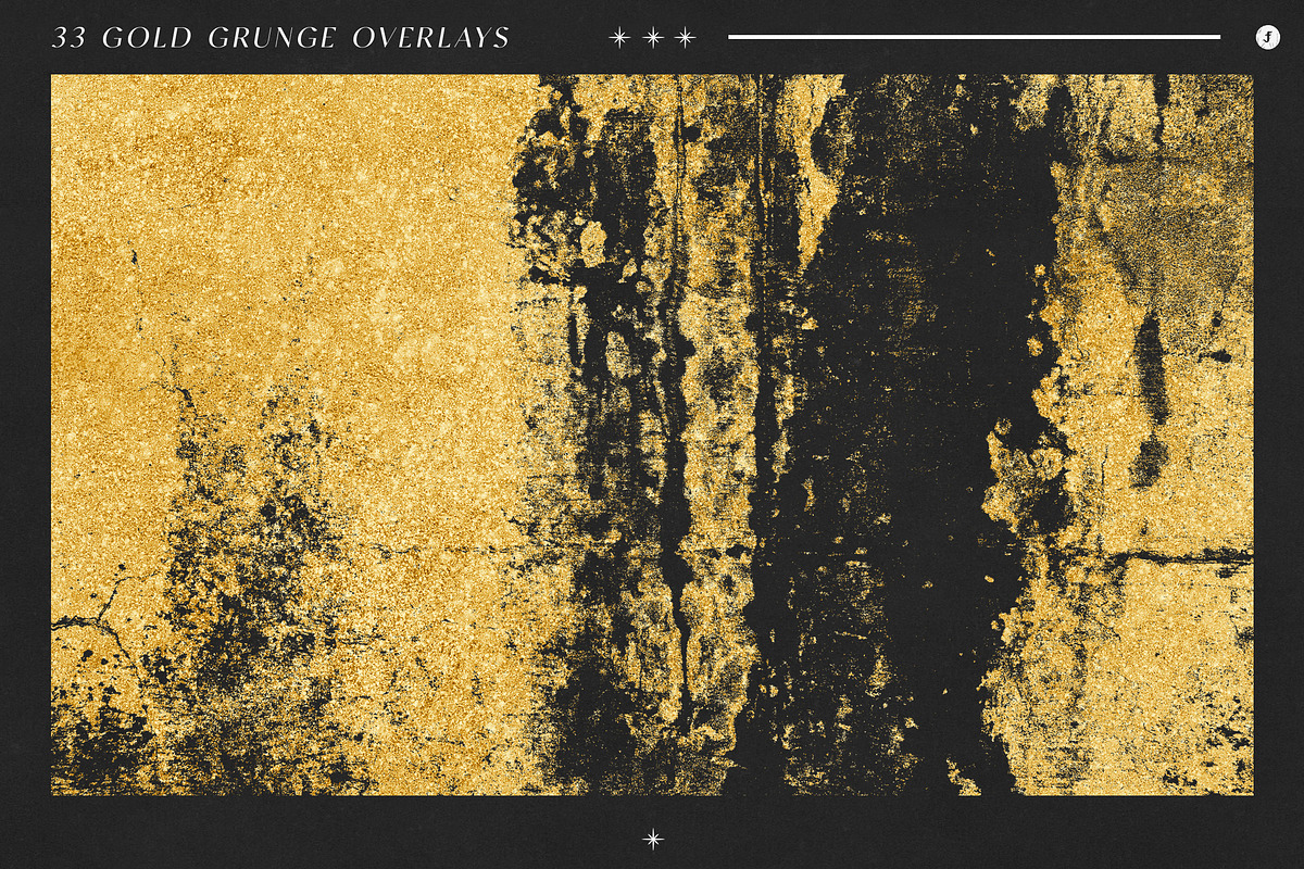 Gold Grunge Overlays, a Texture Graphic by Freezerondigital (Photo 11 of 11)