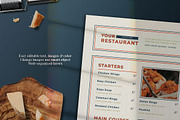 Modern Food Menu Set, a Print Template by The Savory Directors (Thumbnail 2 of 4)