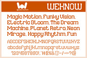 Funky Groove font, a Sans Serif Font by weknow (Thumbnail 5 of 8)